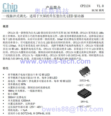 原厂授权Chiphomer代理 原装现货供应 CP2124ST-A1-CP2124ST-A1尽在买卖IC网